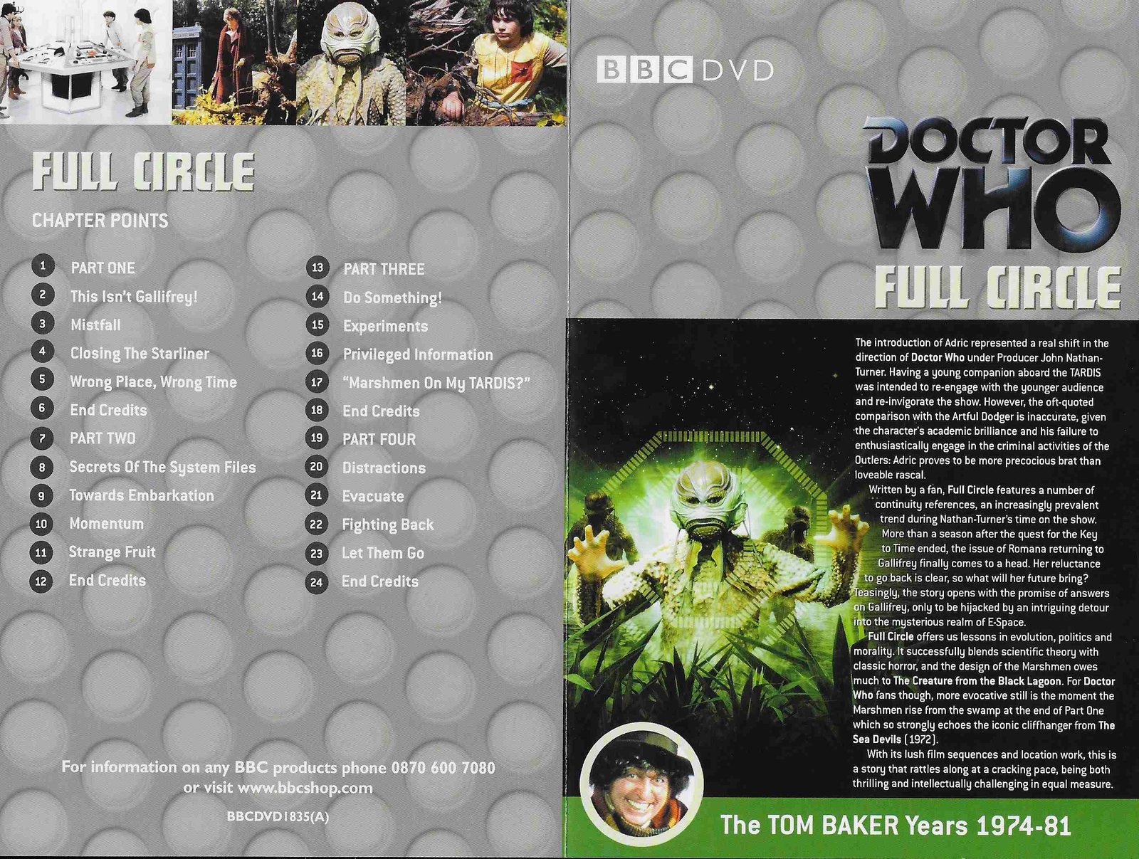 Inserts from BBCDVD 1835A